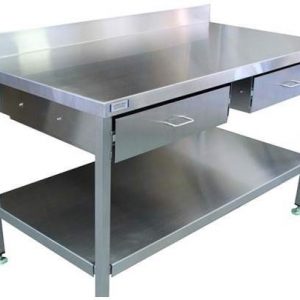 Bàn Inox 2 Hộc Kéo