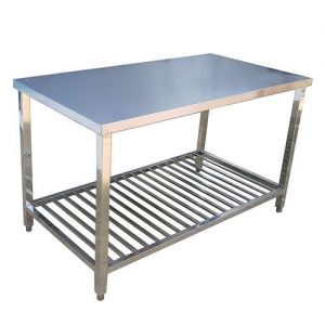 Bàn Inox 2 Tầng Kệ