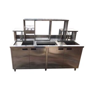 Quầy Pha  Chế Inox 2m4