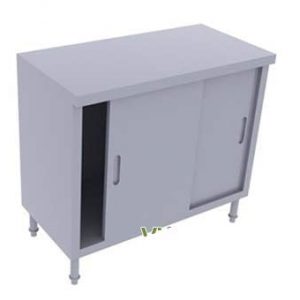 Tủ Inox Cửa Lùa Không Kệ