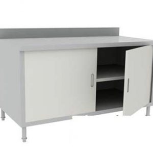 Tủ Inox 2 Tầng Cửa Mở